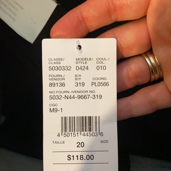 Brand new black and gold pants! Perfect for the holidays! - Picture 6 of 6